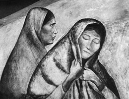 Рабочий класс (Х.К. Ороско, фрагмент фрески, 1922-1927 г.)