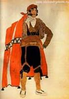 Эскиз костюма к опере. 1908
